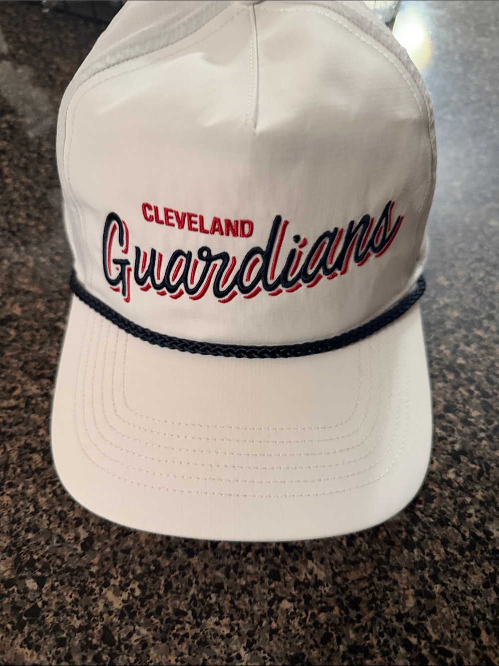 Cleveland Guardians white and blue hat. Brand new!
